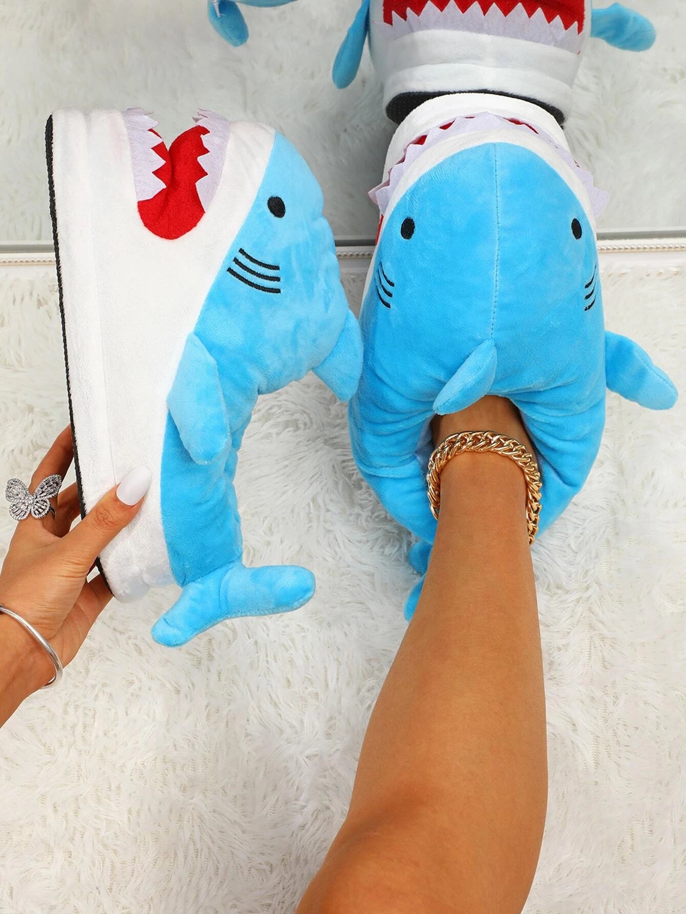 Pantuflas Tiburón - Azul 🦈