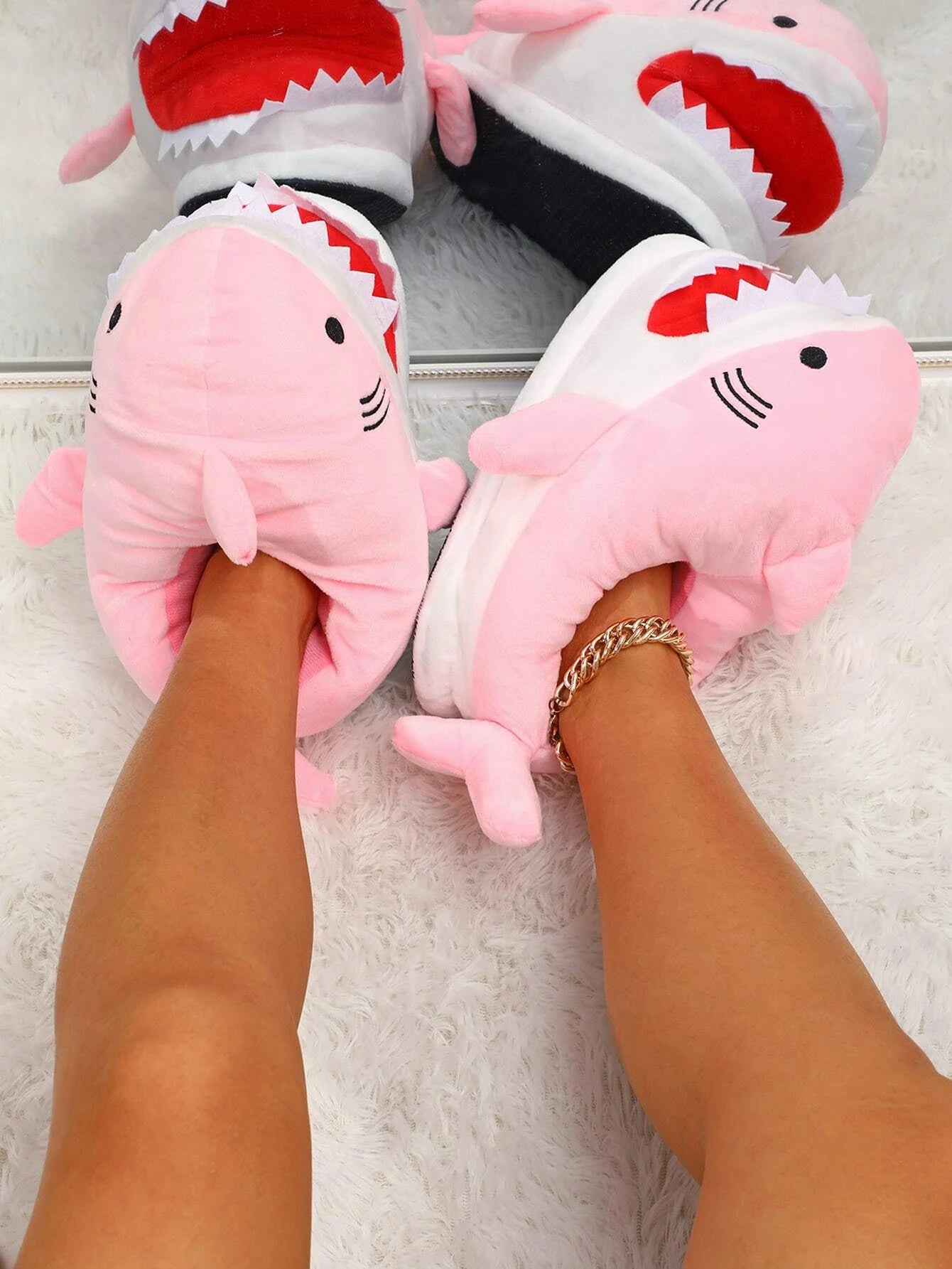 Pantuflas Tiburón - Rosa 🦈